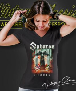 Sabaton Heroes V Neck TShirt