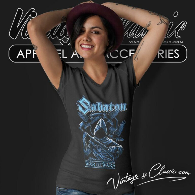Sabaton Reaper V Neck TShirt Sabaton Reaper V Neck TShirt