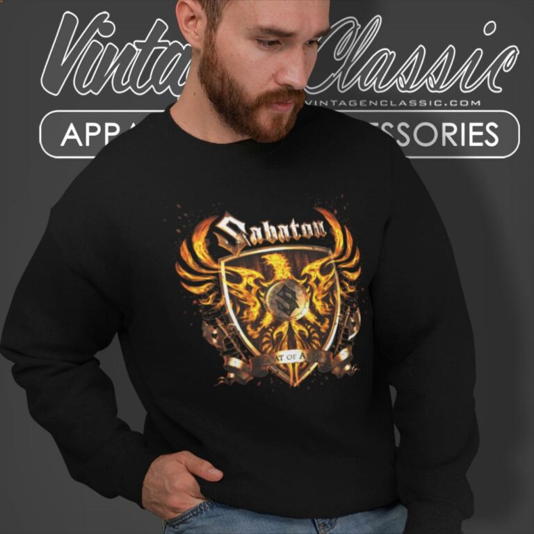Sabaton Shirt Coat Of Arms Sweatshirt Sabaton Shirt Coat Of Arms Sweatshirt