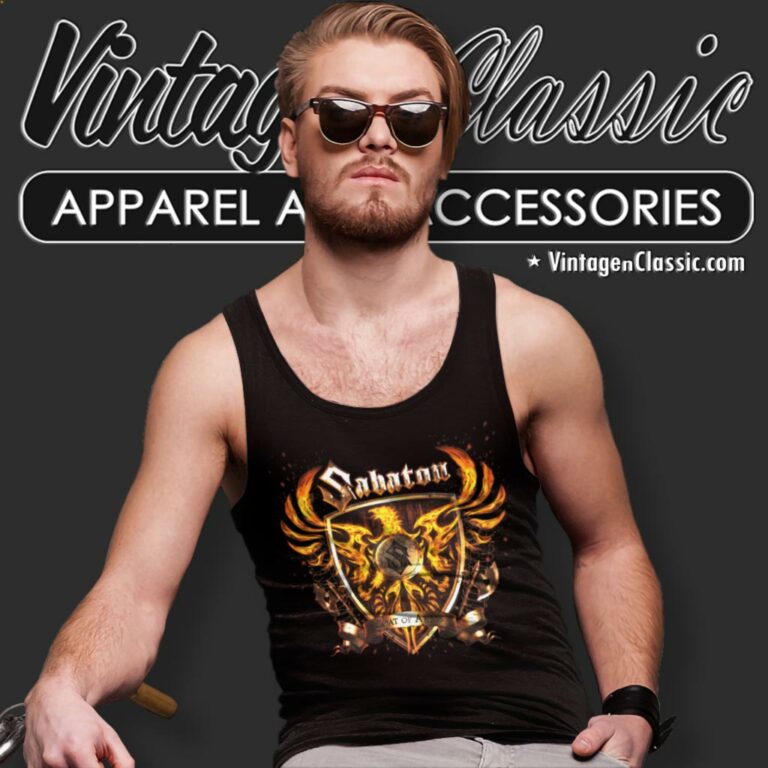 Sabaton Shirt Coat Of Arms Tank Top Racerback Sabaton Shirt Coat Of Arms Tank Top Racerback