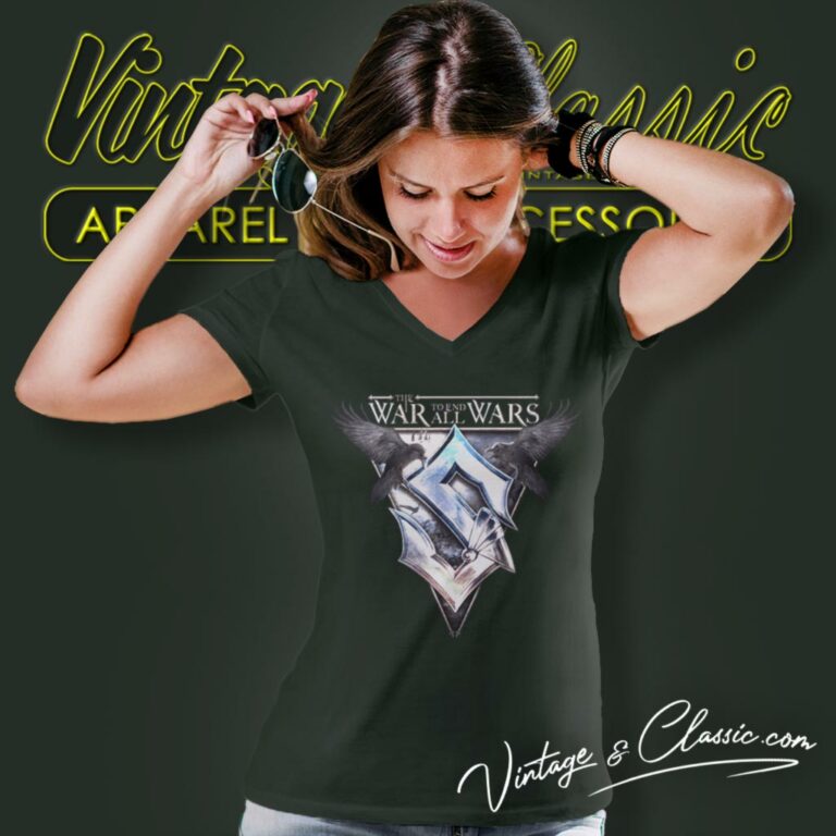 Sabaton Shirt Crows Of War V Neck TShirt Sabaton Shirt Crows Of War V Neck TShirt