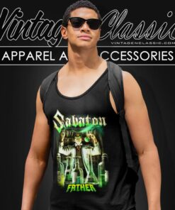 Sabaton Shirt Father Of Life And Death Tank Top Racerback