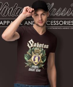 Sabaton Shirt Heroes Of The Great War V Neck TShirt