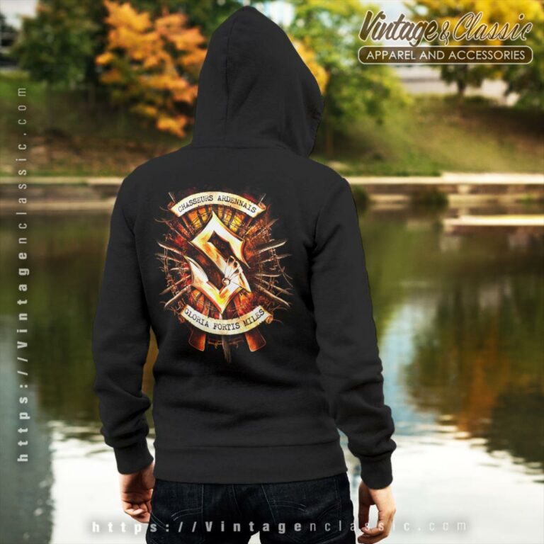 Sabaton Shirt Resist And Bite Backside Hoodie Sabaton Shirt Resist And Bite Backside Hoodie