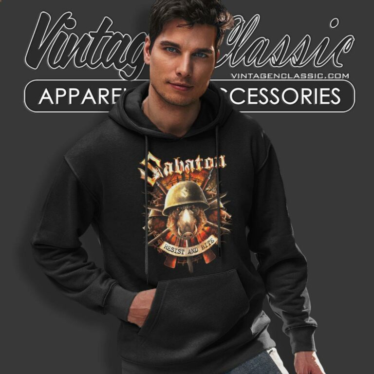 Sabaton Shirt Resist And Bite Hoodie Sabaton Shirt Resist And Bite Hoodie