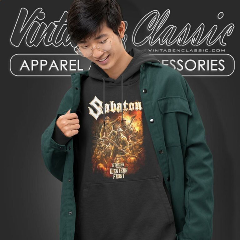 Sabaton Shirt Stories From The Western Front Hoodie Sabaton Shirt Stories From The Western Front Hoodie