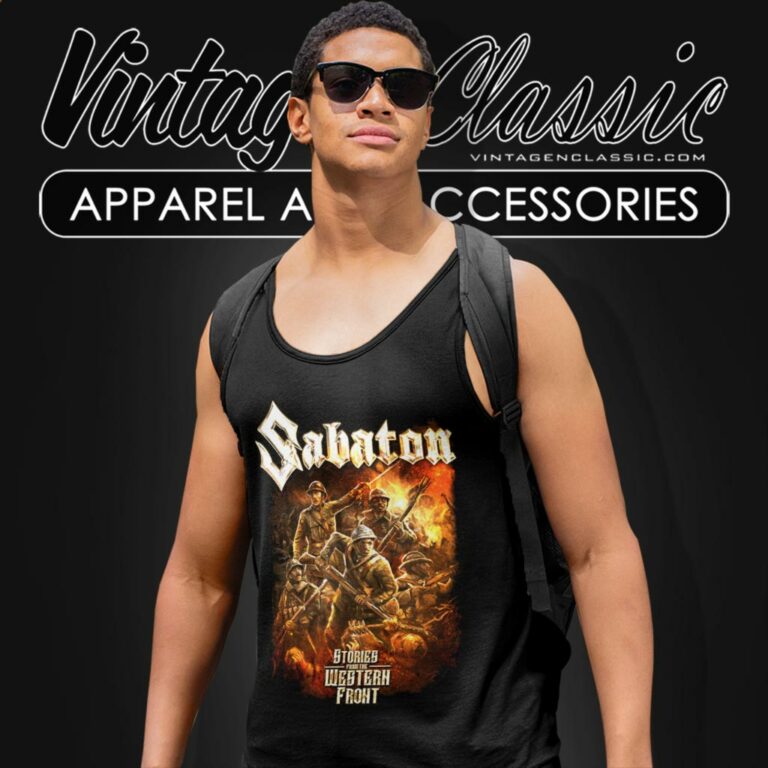 Sabaton Shirt Stories From The Western Front Tank Top Racerback Sabaton Shirt Stories From The Western Front Tank Top Racerback