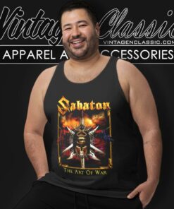 Sabaton Shirt The Art Of War Tank Top Racerback