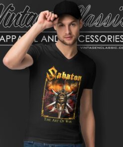 Sabaton Shirt The Art Of War V Neck TShirt