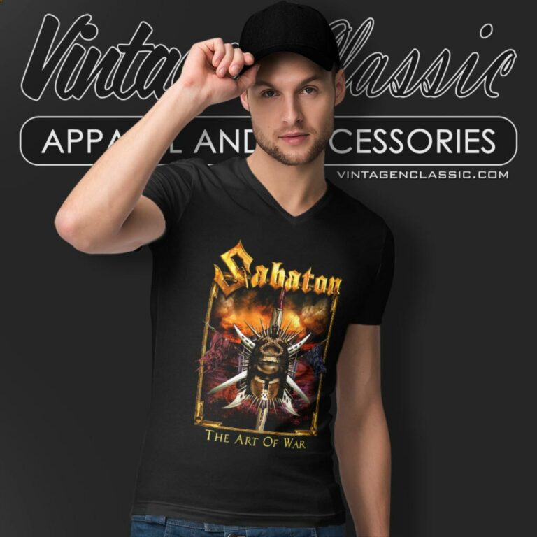 Sabaton Shirt The Art Of War V Neck TShirt Sabaton Shirt The Art Of War V Neck TShirt