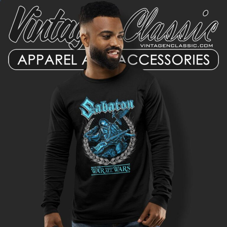 Sabaton Shirt The War To End All Wars Long Sleeve Tee Sabaton Shirt The War To End All Wars Long Sleeve Tee