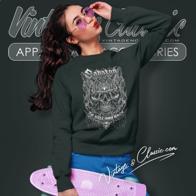 Sabaton Shirt To Hell And Back Sweatshirt Sabaton Shirt To Hell And Back Sweatshirt