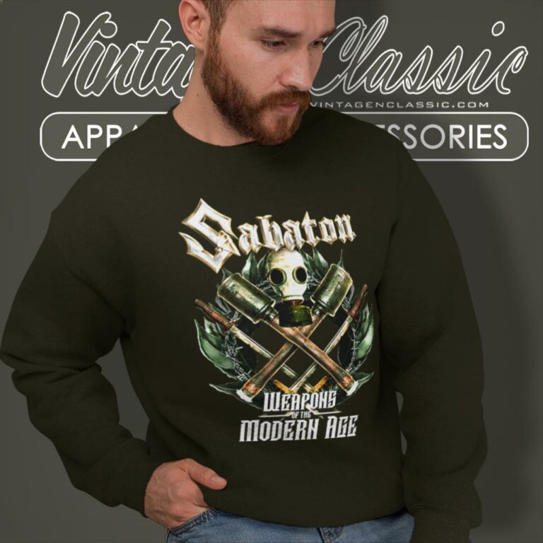 Sabaton Shirt Weapons Of The Modern Age Sweatshirt Sabaton Shirt Weapons Of The Modern Age Sweatshirt