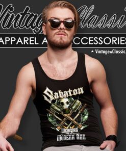 Sabaton Shirt Weapons Of The Modern Age Tank Top Racerback