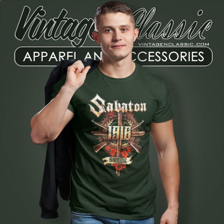 Sabaton Somme 1916 Lyrics T Shirt Sabaton Somme 1916 Lyrics T Shirt