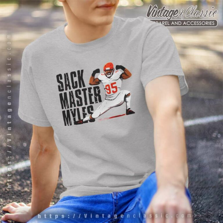 Sack Master Myles Garrett Cleveland Browns T Shirt Sack Master Myles Garrett Cleveland Browns T Shirt