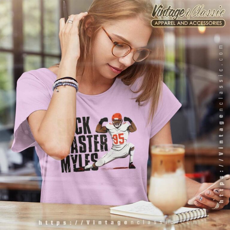 Sack Master Myles Garrett Cleveland Browns Women TShirt Sack Master Myles Garrett Cleveland Browns Women TShirt