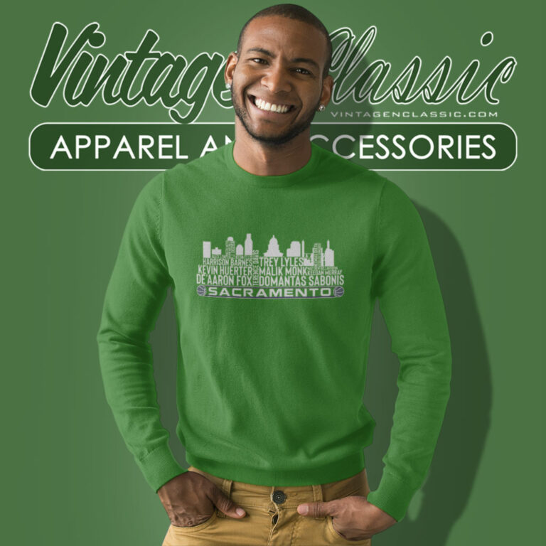 Sacramento Basketball Team 23 Player Roster Shirt Sacramento City Skyline Sweatshirt Sacramento Basketball Team 23 Player Roster Shirt Sacramento City Skyline Sweatshirt