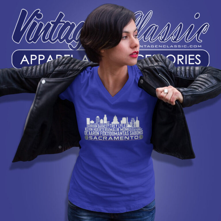 Sacramento Basketball Team 23 Player Roster Shirt Sacramento City Skyline V Neck TShirt Sacramento Basketball Team 23 Player Roster Shirt Sacramento City Skyline V Neck TShirt