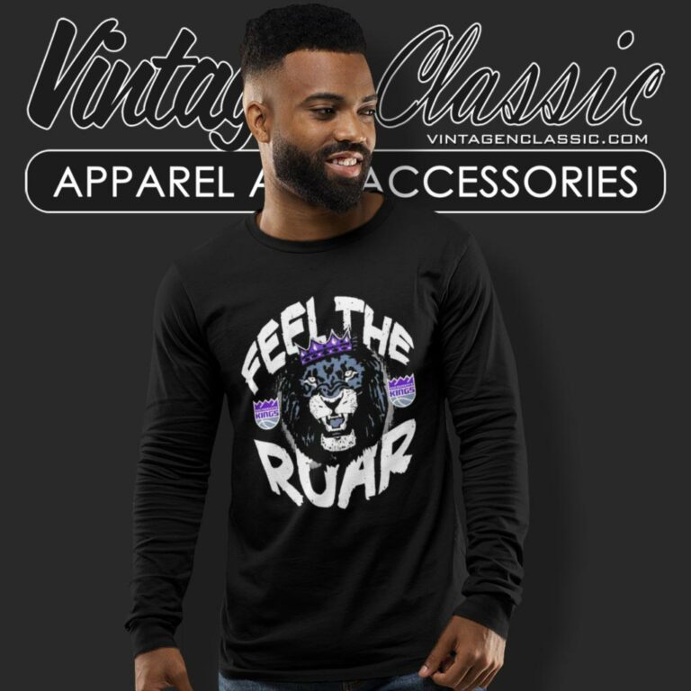 Sacramento Kings Feel The Roar Long Sleeve Tee Sacramento Kings Feel The Roar Long Sleeve Tee