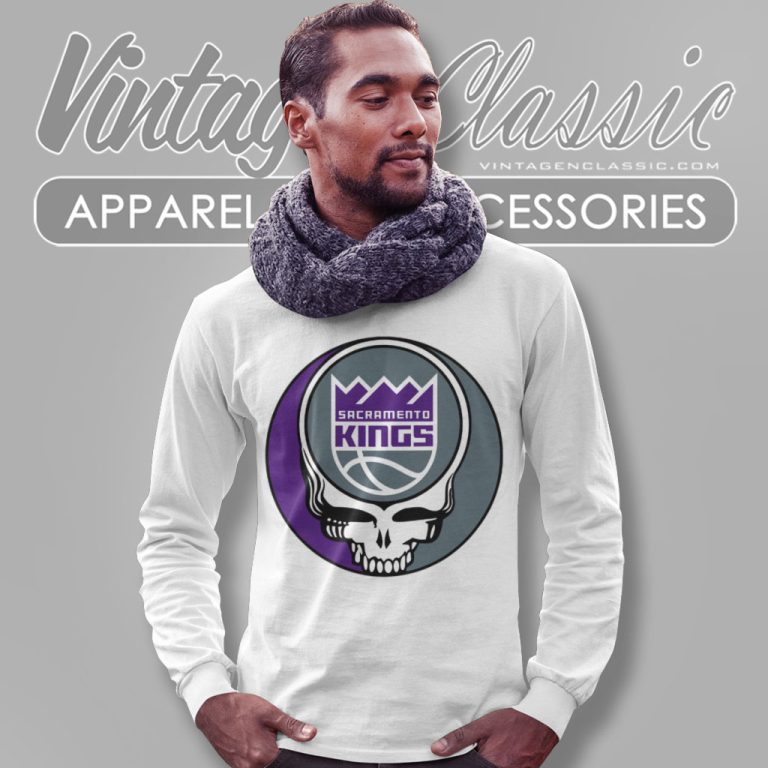 Sacramento Kings Grateful Dead Steal Your Face Long Sleeve Tee Sacramento Kings Grateful Dead Steal Your Face Long Sleeve Tee