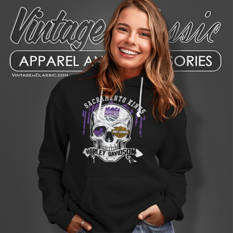 Sacramento Kings Harley Davidson Skull Hoodie Sacramento Kings Harley Davidson Skull Hoodie