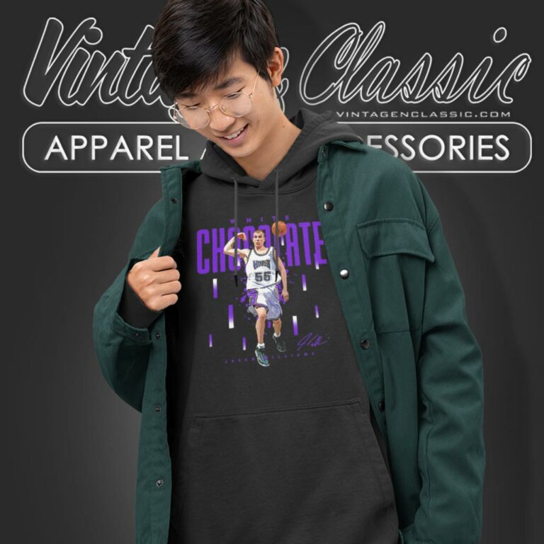 Sacramento Kings Jason Williams White Chocolate Signature Hoodie Sacramento Kings Jason Williams White Chocolate Signature Hoodie