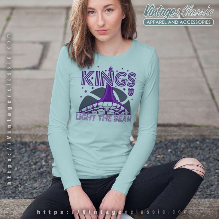 Sacramento Kings Light The Beam Hyper Local Long Sleeve Tee Sacramento Kings Light The Beam Hyper Local Long Sleeve Tee