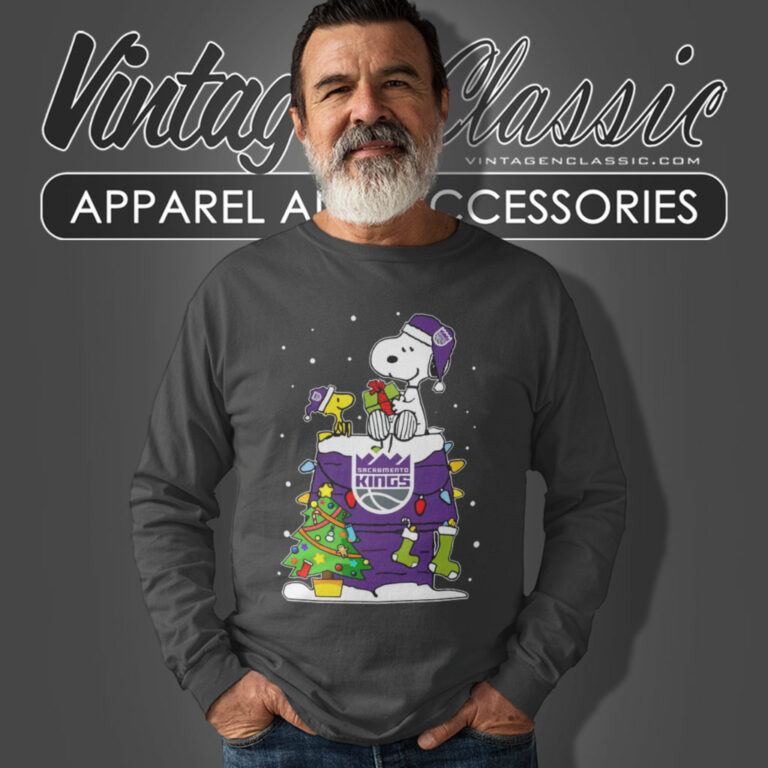 Sacramento Kings Shirt Christmas Snoopy Long Sleeve Tee Sacramento Kings Shirt Christmas Snoopy Long Sleeve Tee