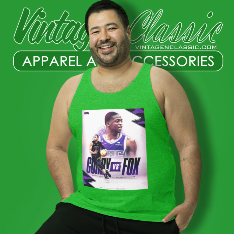 Sacramento Kings Shirt Curry Vs Fox Golden State Warriors Tank Top Racerback Sacramento Kings Shirt Curry Vs Fox Golden State Warriors Tank Top Racerback