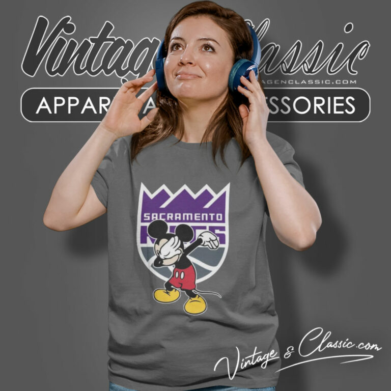 Sacramento Kings Shirt Dabbing Mickey Disney Sports Women T Shirt Sacramento Kings Shirt Dabbing Mickey Disney Sports Women T Shirt