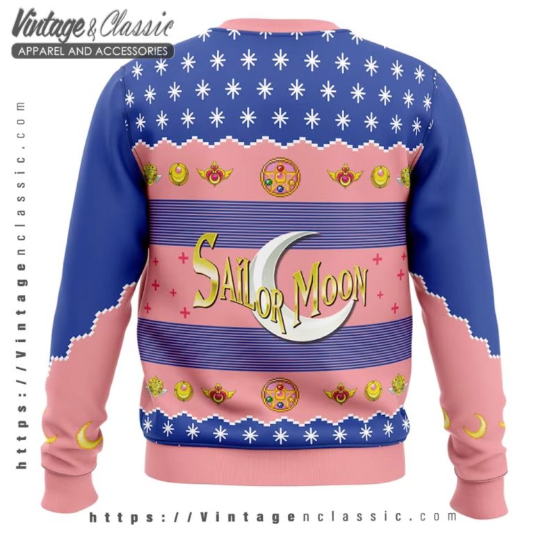 Sailor Chibi Moon Ugly Christmas Sweater back Ugly Sweater Sailor Chibi Moon Ugly Christmas Sweater back Ugly Sweater