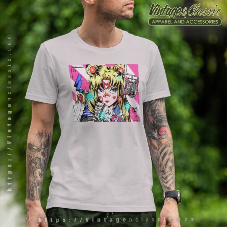 Sailor Moon Mech Digital Art Fanmade T Shirt Sailor Moon Mech Digital Art Fanmade T Shirt