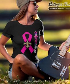 Saints Nfl Crush Cancer 2023 Women TShirt