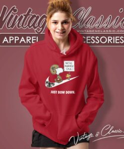 Saints Snoopy Are Number One Shirt Nike Just Bow Down Shirt Hoodie