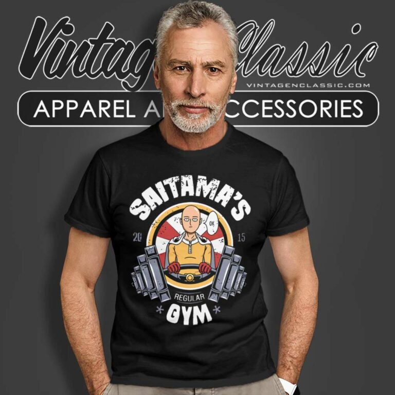 Saitama One Punch Man Gym T Shirt Saitama One Punch Man Gym T Shirt