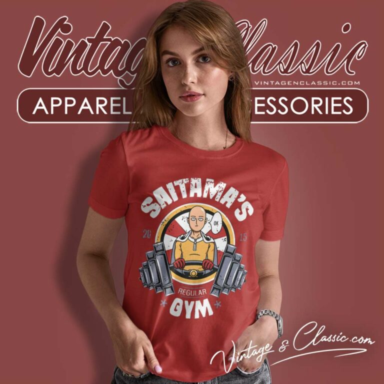Saitama One Punch Man Gym Women TShirt Saitama One Punch Man Gym Women TShirt