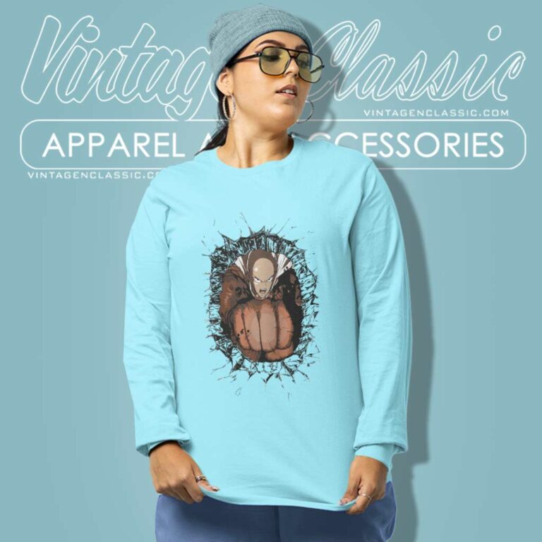 Saitama One Punch Man Long Sleeve Tee Saitama One Punch Man Long Sleeve Tee