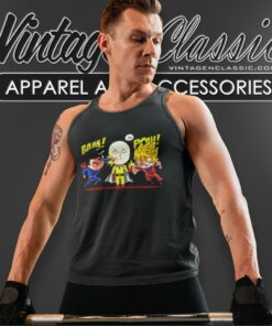 Saitama Vs Superman Vs Son Goku Dragon Ball Funny Shirt 6 Saitama Vs Superman Vs Son Goku Dragon Ball Funny Tank Top Racerback