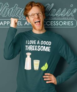 Salt Lime Tequila Threesome Long Sleeve Tee