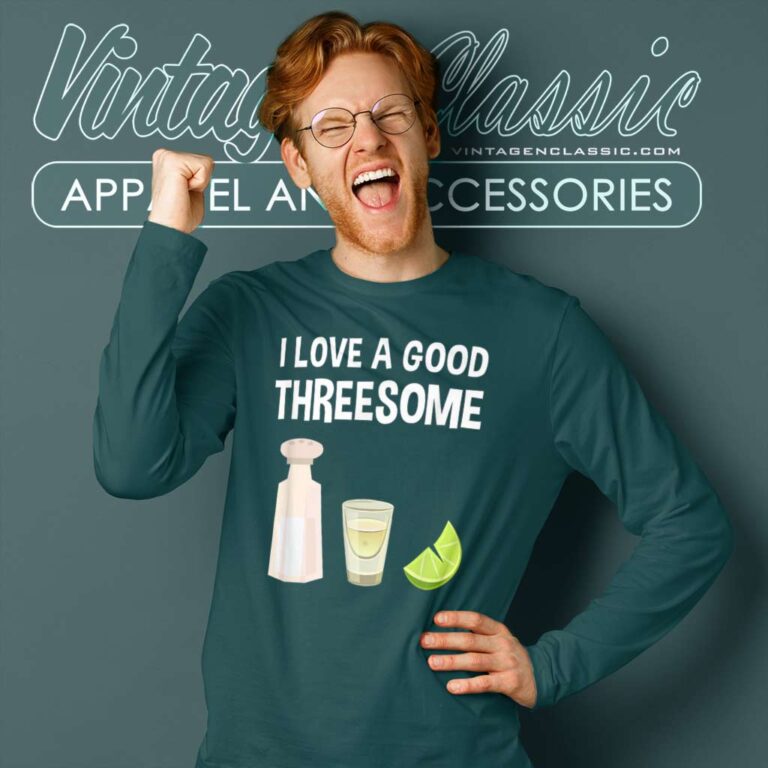 Salt Lime Tequila Threesome Long Sleeve Tee Salt Lime Tequila Threesome Long Sleeve Tee
