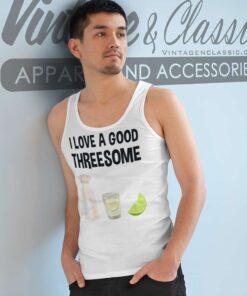 Salt Lime Tequila Threesome Tank Top Racerback