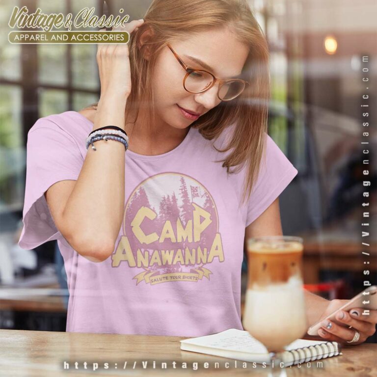 Salute Your Shorts Camp Anawanna Women TShirt Salute Your Shorts Camp Anawanna Women TShirt