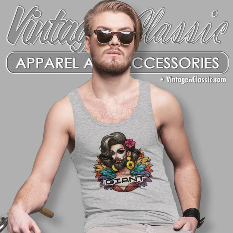 Sam Lantz Bearded Giant Queen Tank Top Racerback Sam Lantz Bearded Giant Queen Tank Top Racerback