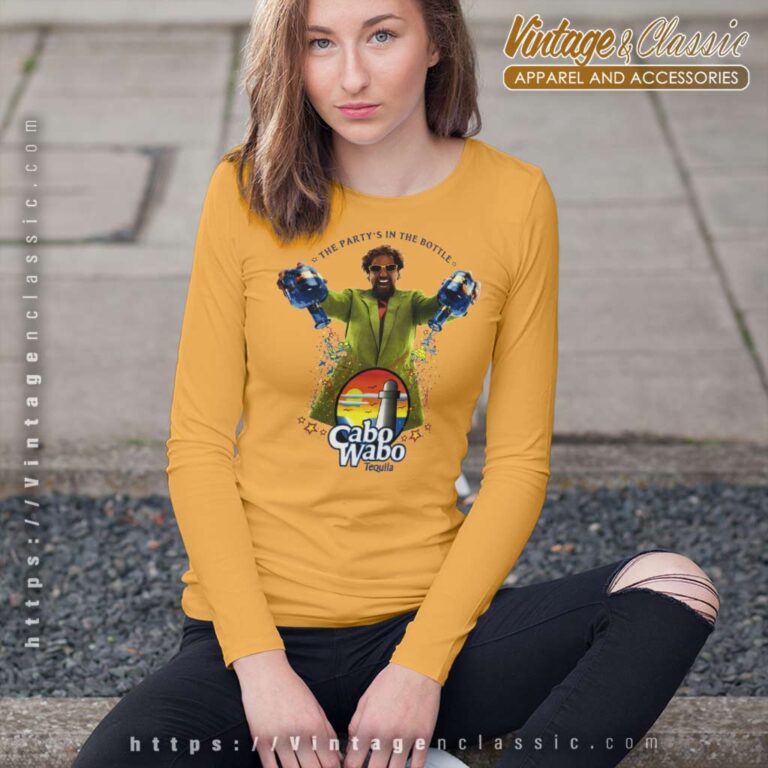 Sammy Hagar Cabo Wabo Tequila Long Sleeve Tee Sammy Hagar Cabo Wabo Tequila Long Sleeve Tee