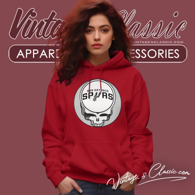 San Antonio Spurs Grateful Dead Steal Your Face Hoodie San Antonio Spurs Grateful Dead Steal Your Face Hoodie