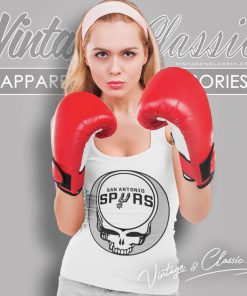 San Antonio Spurs Grateful Dead Steal Your Face Tank Top Racerback