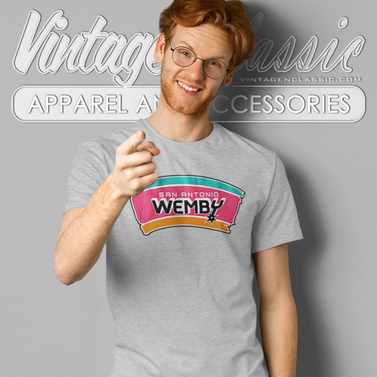 San Antonio Spurs Wemby Logo T Shirt San Antonio Spurs Wemby Logo T Shirt