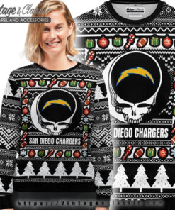 San Diego Chargers Grateful Dead Ugly Sweater Ugly Sweater shirt