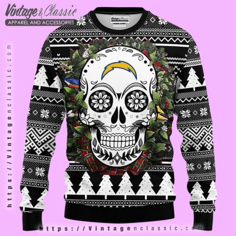San Diego Chargers Skull Ugly Christmas Sweater Ugly Christmas Sweater San Diego Chargers Skull Ugly Christmas Sweater Ugly Christmas Sweater
